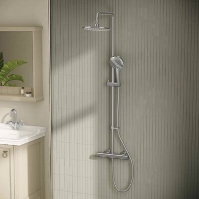Artema Aquaheat Joy 200 Krom Termostatik Duş Sistemi A47200 - 2