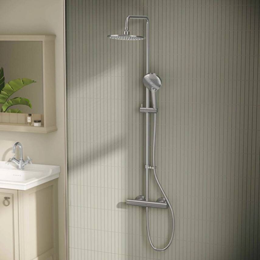 Artema Aquaheat Joy 200 Krom Termostatik Duş Sistemi A47200 - 2