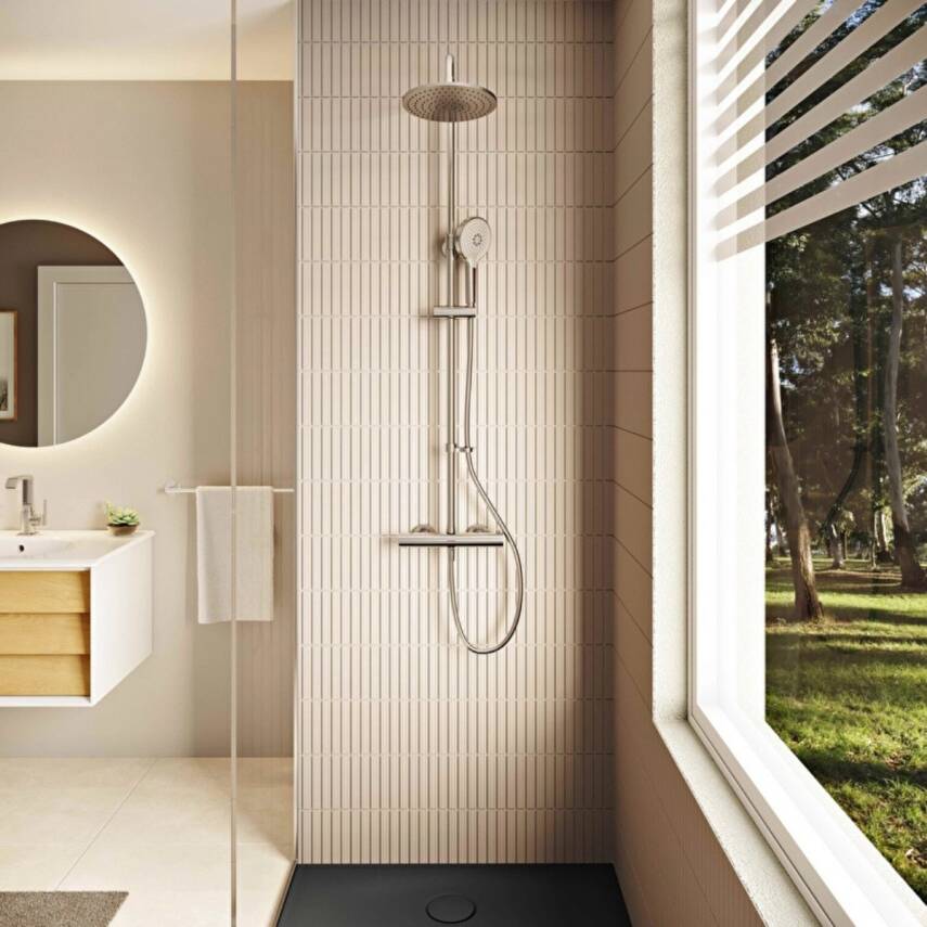Artema Aquaheat Joy 200 Krom Termostatik Duş Sistemi A47200 - 4