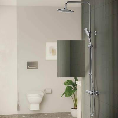 Artema Aquaheat Joy 200 Krom Termostatik Duş Sistemi A47200 - 6