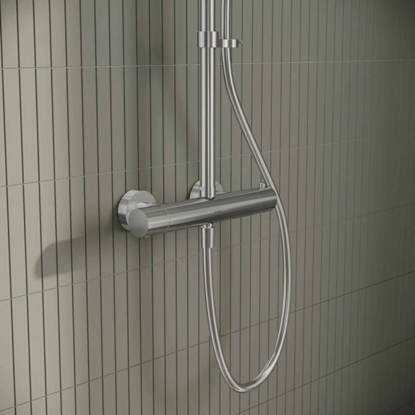 Artema Aquaheat Joy 200 Krom Termostatik Duş Sistemi A47200 - 9