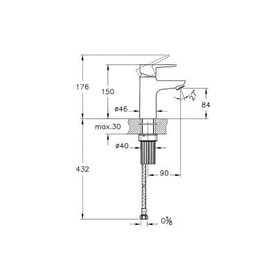Artema Flow Soft Krom Lavabo Bataryası A42988 - 2