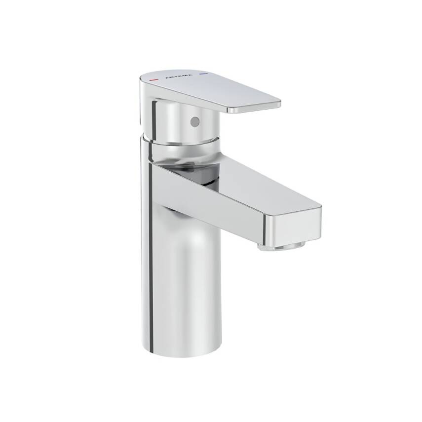 Artema Flow Square Krom Lavabo-Banyo-Eviye Bataryası 3'lü Set A43044-A43063-A43396 - 2