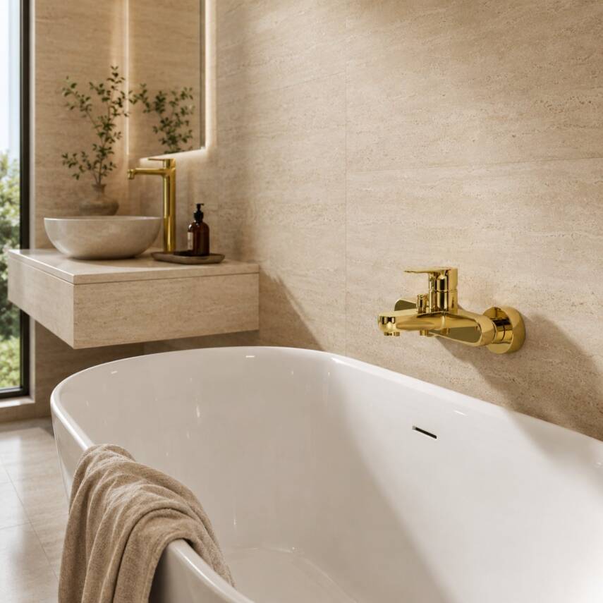Artema Root Round Altın Banyo Bataryası A4272523 - 2