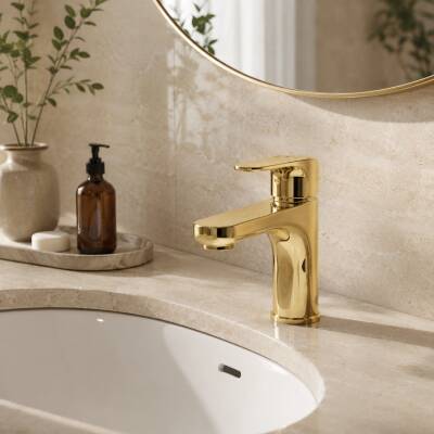 Artema Root Round Altın Lavabo Bataryası A4270523 - 2