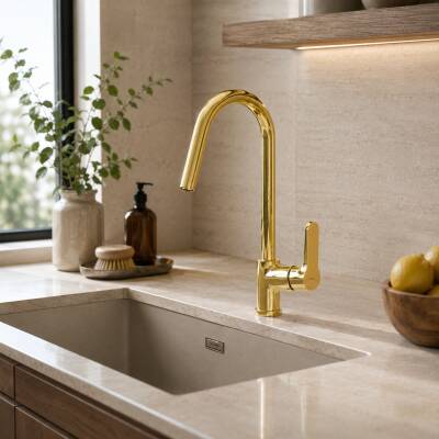 Artema Root Round Altın Mutfak Eviye Bataryası A4274223 - 2