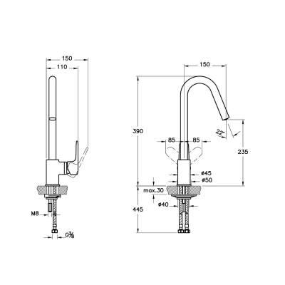 Artema Root Round Altın Mutfak Eviye Bataryası A4274223 - 3