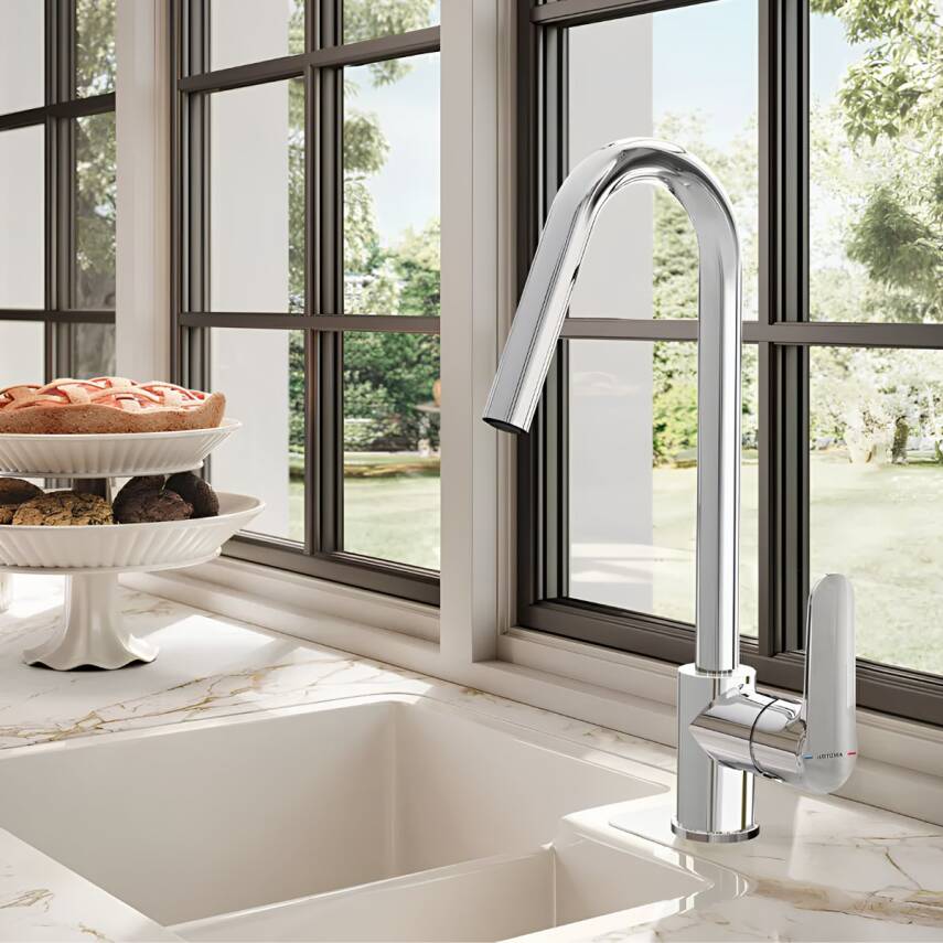 Artema Root Round Krom Lavabo-Banyo-Eviye Bataryası 3'lü Set A42705-A42725-A42742 - 5