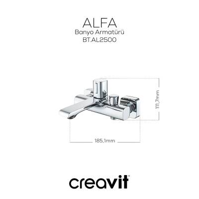 Creavit Alfa Krom Banyo Bataryası AL2500 - 4