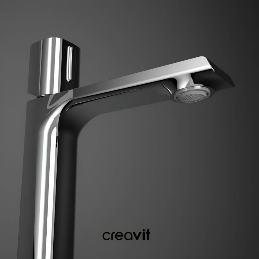 Creavit Alfa Krom Lavabo-Banyo-Eviye Bataryası 3'lü Set AL1500-AL2500-AL8500 - 3