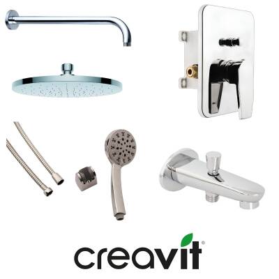 Creavit Ankastre Duş Seti 5 Li DAC4600 - A12 - SH330 - A08 - SH116