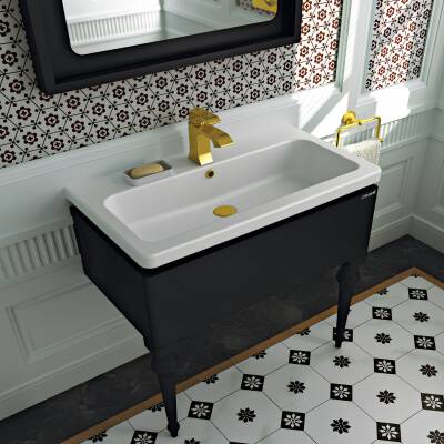 Creavit Avangart Altın Lavabo-Banyo-Eviye Bataryası 3'lü Set AG1500G-AG2500G-AG8500G - 5