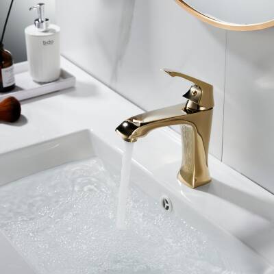 Creavit Avangart Altın Lavabo Bataryası AG1500G