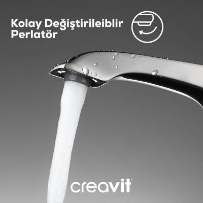 Creavit Avangart Altın Lavabo Bataryası AG1500G - 8