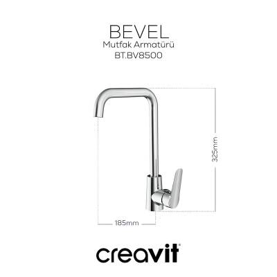 Creavit Bevel Krom Eviye Bataryası BV8500 - 4