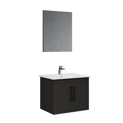 Creavit D20 Banyo Dolabı Seti Çekmeceli 65 Cm Antrasit - 6