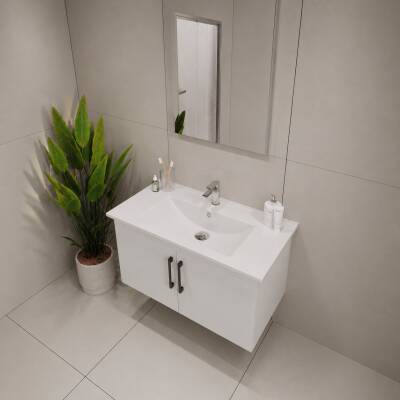 Creavit D20 Banyo Dolabı Seti Çekmeceli 65 Cm Beyaz - 3