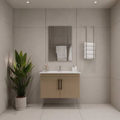 Creavit D20 Banyo Dolabı Seti Çekmeceli 65 Cm Dafne - 2