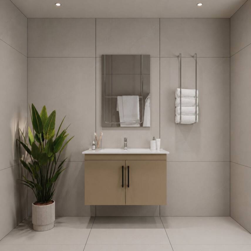 Creavit D20 Banyo Dolabı Seti Çekmeceli 65 Cm Dafne - 2