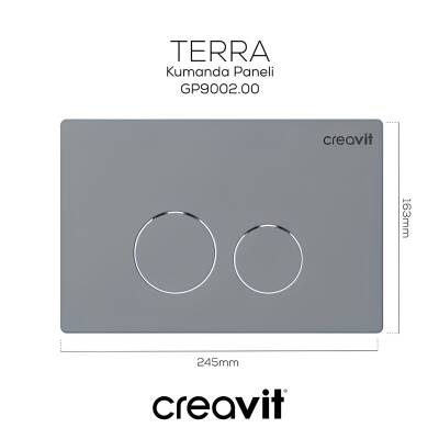 Creavit Elegant Kanalsız Beyaz Asma Klozet, Creavit Terra Gömme Rezervuar Seti - 4