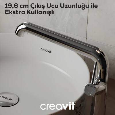 Creavit Flow Krom Eviye Bataryası FL8500 - 2