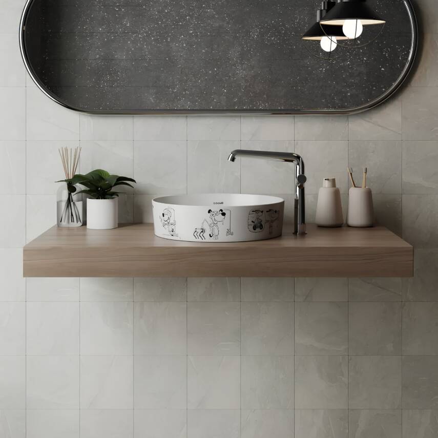 Creavit Flow Krom Uzun Lavabo Bataryası FL6500 - 3