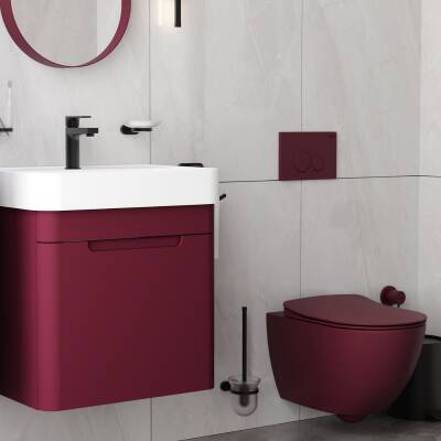 Creavit Free Kanalsız Berry Asma Klozet FE322, Creavit Free Duck Duroplast Yavaş Kapak - 3