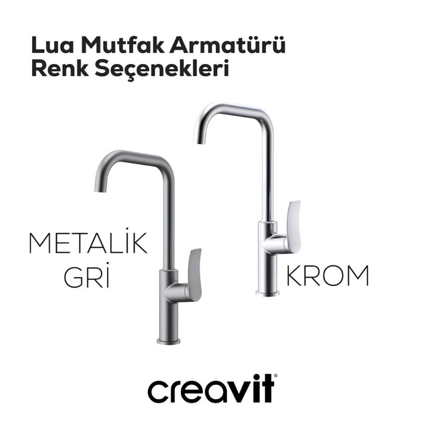 Creavit Lua Krom Şelale Eviye Bataryası LU8500 - 4