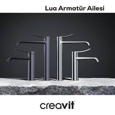 Creavit Lua Krom Şelale Lavabo Bataryası LU1500 - 4