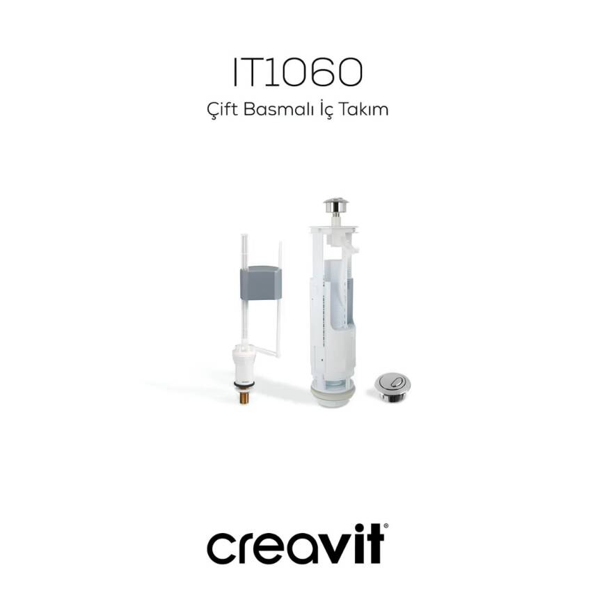 Creavit Mare Kanalsız Beyaz Duvara Sıfır Klozet Takımı MA361, Creavit Mare Duroplast Yavaş Kapak - 7