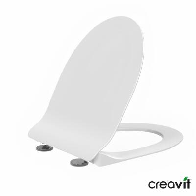 Creavit Ness Vortex Beyaz Asma Klozet NS323, Creavit Ness Duroplast Yavaş Kapak KC3403.01 - 6