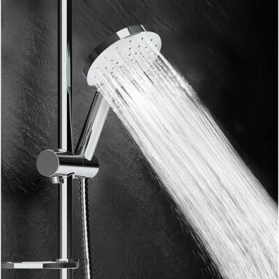 Creavit Oval Krom Tepe Duş Sistemi Kendinden Temizleyicili SH640 - 3