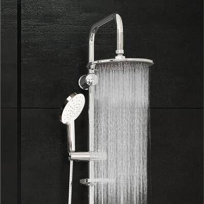 Creavit Oval Krom Tepe Duş Sistemi Kendinden Temizleyicili SH640 - 8