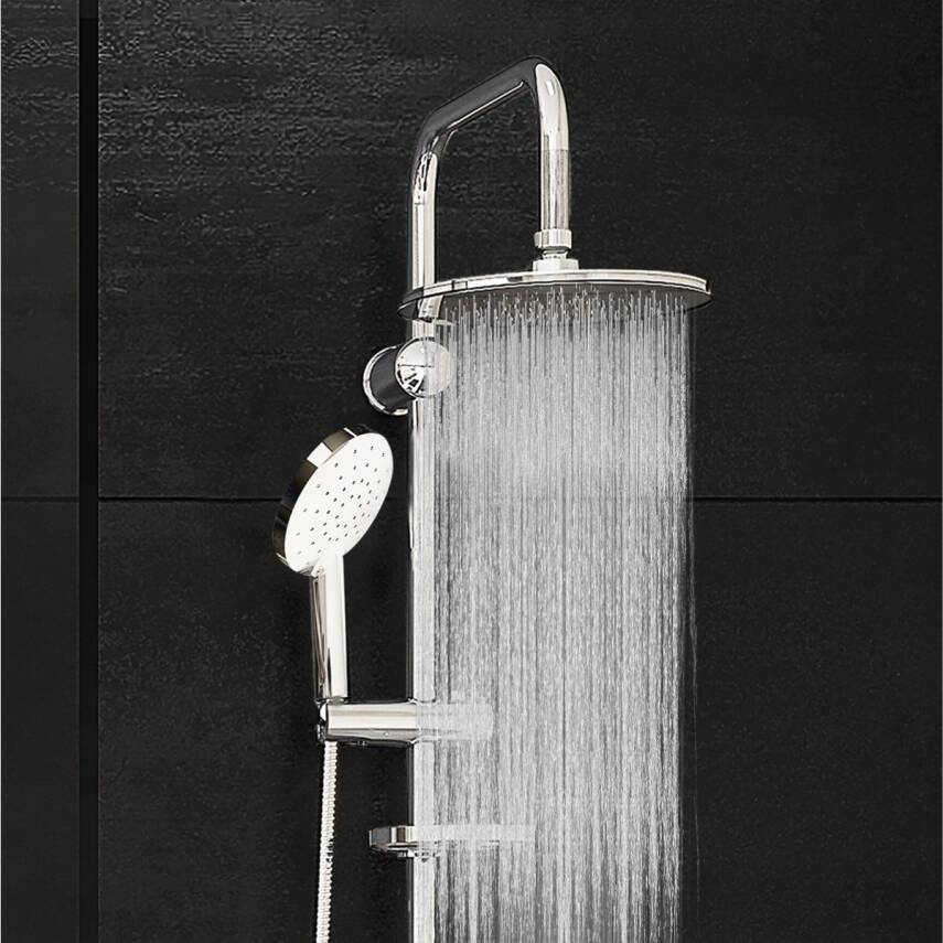 Creavit Oval Krom Tepe Duş Sistemi Kendinden Temizleyicili SH640 - 8