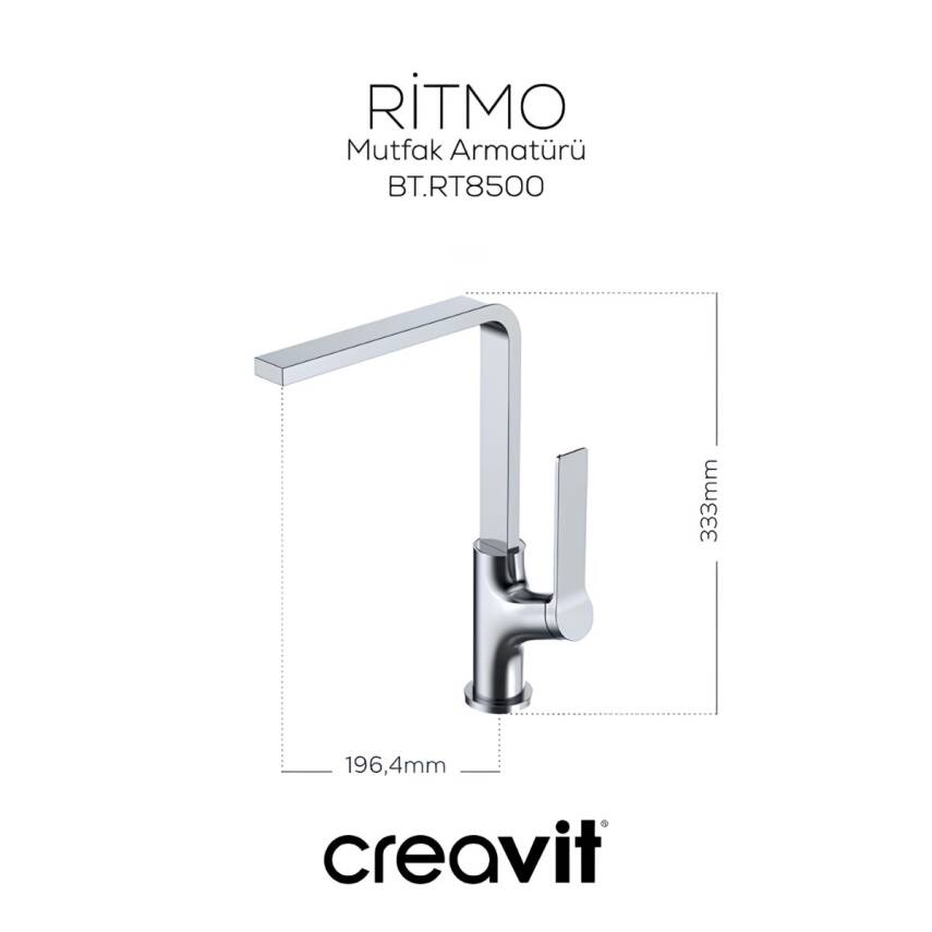 Creavit Ritmo Krom Eviye Bataryası RT8500 - 4