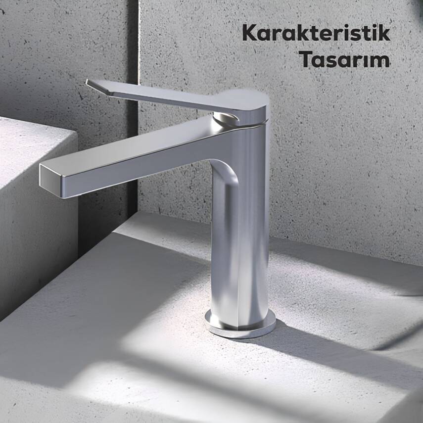 Creavit Ritmo Krom Lavabo Bataryası RT1500 - 1