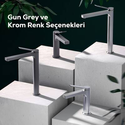 Creavit Ritmo Metalik Gri Banyo Bataryası RT2500GR - 5