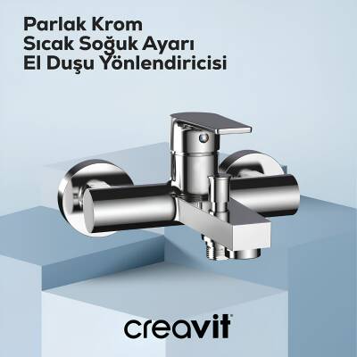 Creavit Sharp Krom Banyo Bataryası SR2510