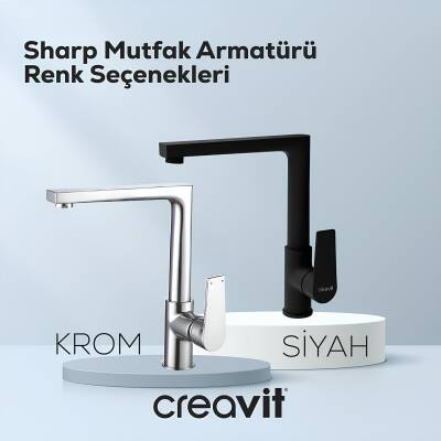 Creavit Sharp Krom Eviye Bataryası SR8500 - 4