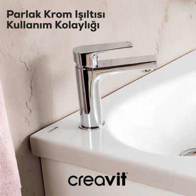 Creavit Sharp Krom Lavabo Bataryası SR1500
