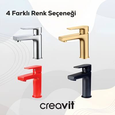Creavit Sharp Krom Lavabo Bataryası SR1500 - 4