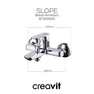 Creavit Slope Krom Banyo Bataryası SP2500 - 3