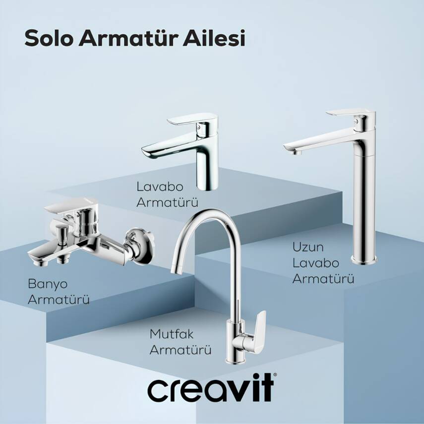 Creavit Solo Krom Banyo Bataryası SO2500 - 5