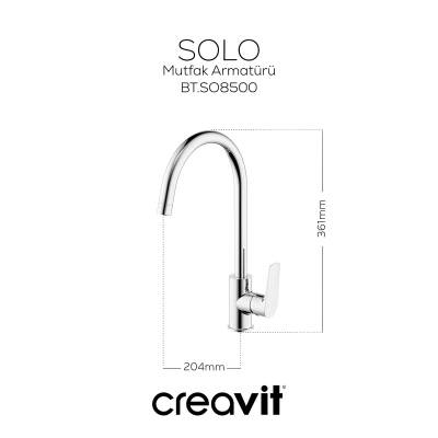 Creavit Solo Krom Eviye Bataryası SO8500 - 3