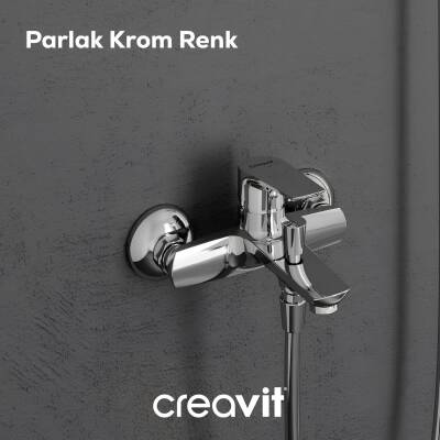 Creavit Solo Krom Lavabo-Banyo-Eviye Bataryası 3'lü Set SO1500-SO2500-SO8500 - 7