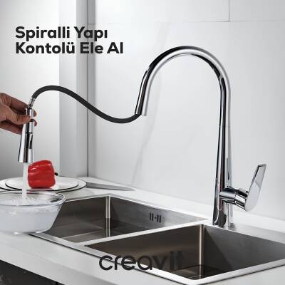 Creavit Spiralli Krom Eviye Bataryası MF8858