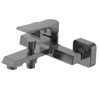 Creavit Stark Metalik Gri Lavabo-Banyo-Eviye Bataryası 3'lü Set SK1500GR-SK2500GR-SK8500GR - 2