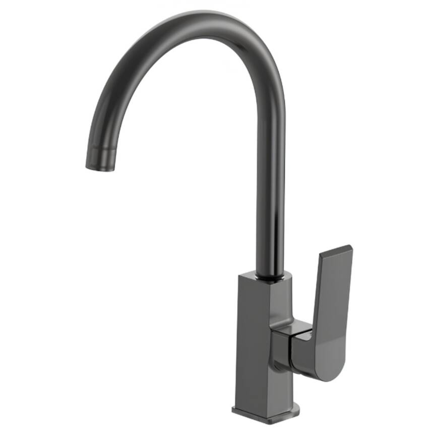 Creavit Stark Metalik Gri Lavabo-Banyo-Eviye Bataryası 3'lü Set SK1500GR-SK2500GR-SK8500GR - 3