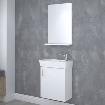 Denko Minica 50 Cm Beyaz Banyo Dolabı Takımı