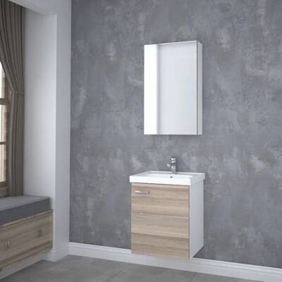 Denko Terra 50 Cm Alize Banyo Dolabı Takımı